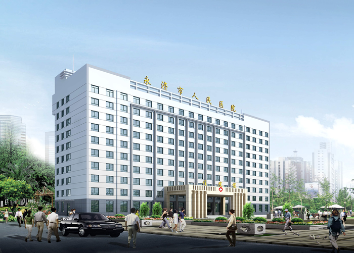 山西-永濟人民醫院使用景泰源LED平板凈化燈